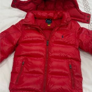 Ralph Lauren Vibrant Red Puffer Jacket